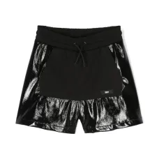 Глянцевые шорты с логотипом