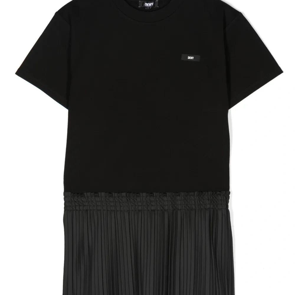 Платье-футболка с нашивкой-логотипом