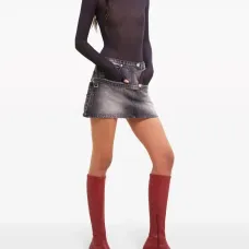 Юбка мини А-силуэта Юбка мини А-силуэта