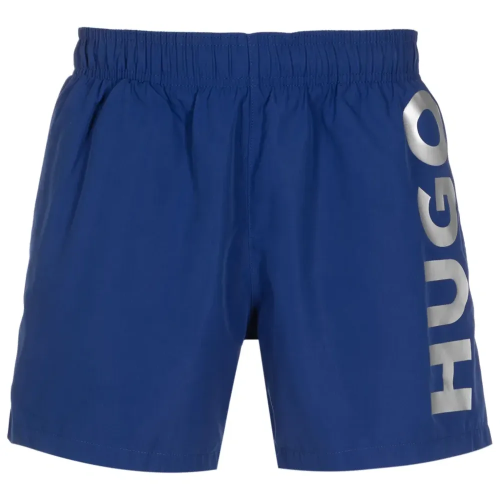 Плавки-шорты Abas с логотипом и эффектом металлик