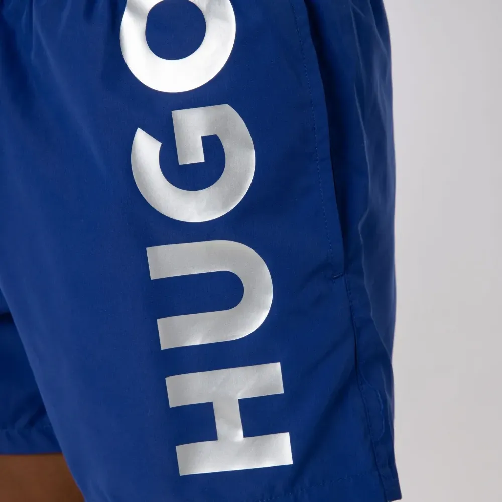 Плавки-шорты Abas с логотипом и эффектом металлик