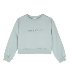 Укороченная толстовка с вышитым логотипом Укороченная толстовка с вышитым логотипом