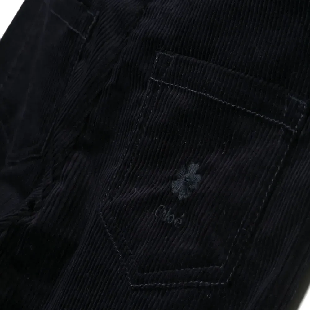 Вельветовые брюки широкого кроя