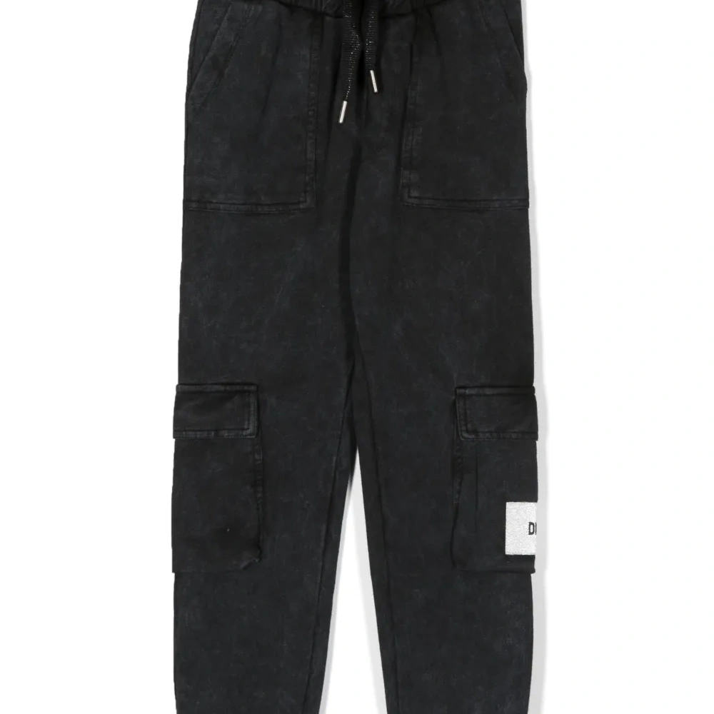 Спортивные брюки с нашивкой-логотипом