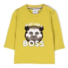 Футболка с длинными рукавами и надписью