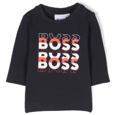 Топ с длинными рукавами и логотипом