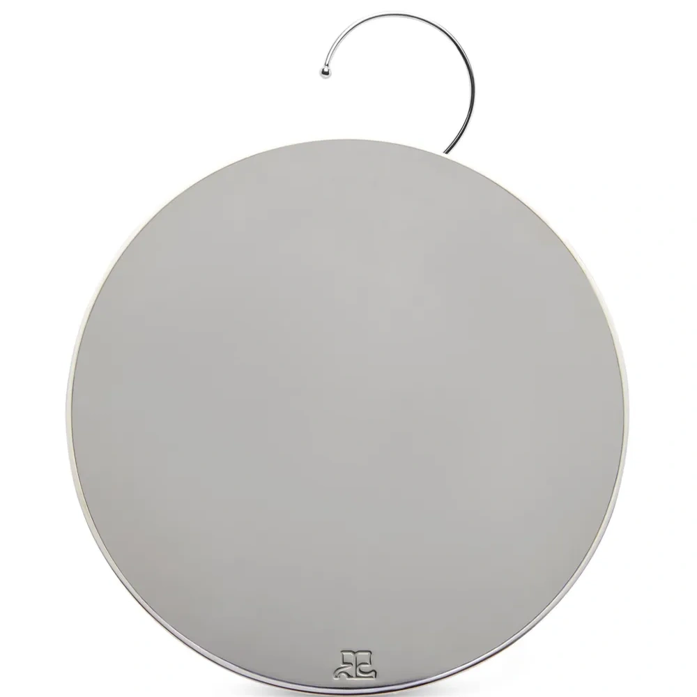 Серьги в круглой оправе