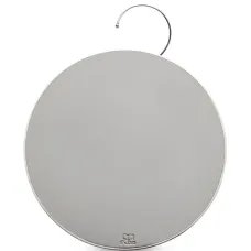 Серьги в круглой оправе