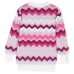 Джемпер с узором зигзаг