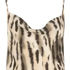 Жаккардовый топ с открытой спиной Жаккардовый топ с открытой спиной