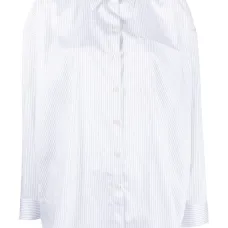 Рубашка в полоску с карманом