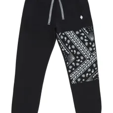 Спортивные брюки с принтом и вставками