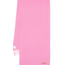 Шарф с бахромой и логотипом