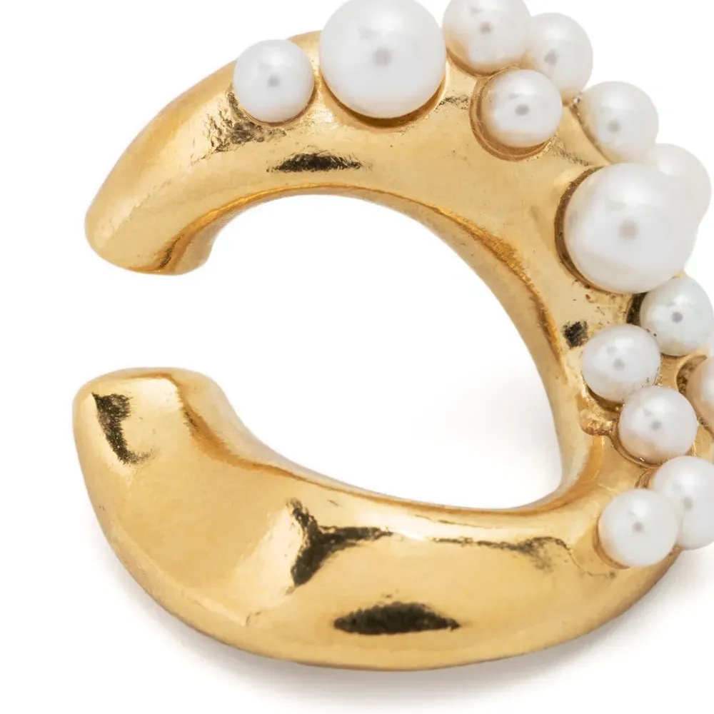 Серьга-кафф Wave Cluster Link Medium