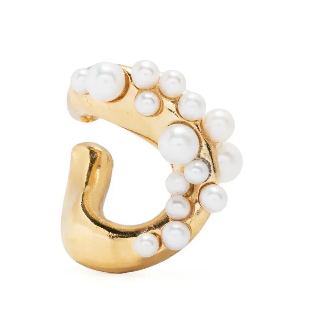 Серьга-кафф Wave Cluster Link Medium