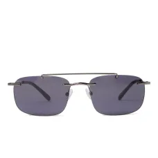 Солнцезащитные очки в безободковой оправе