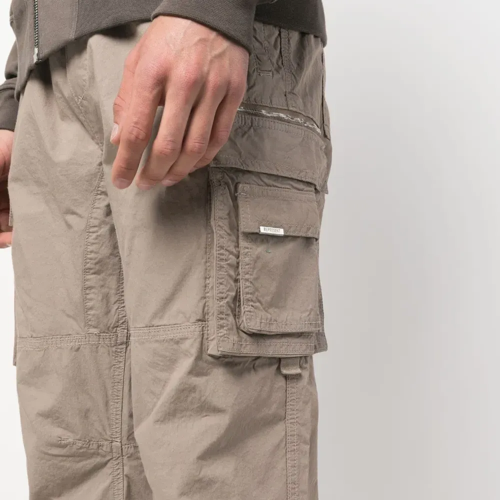 Брюки карго с эластичным поясом