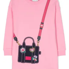 Платье-свитер с графичным принтом