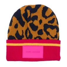 Шапка бини в стиле колор-блок