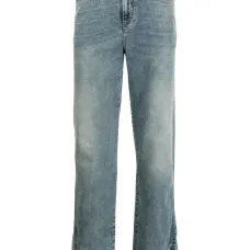 Прямые джинсы средней посадки