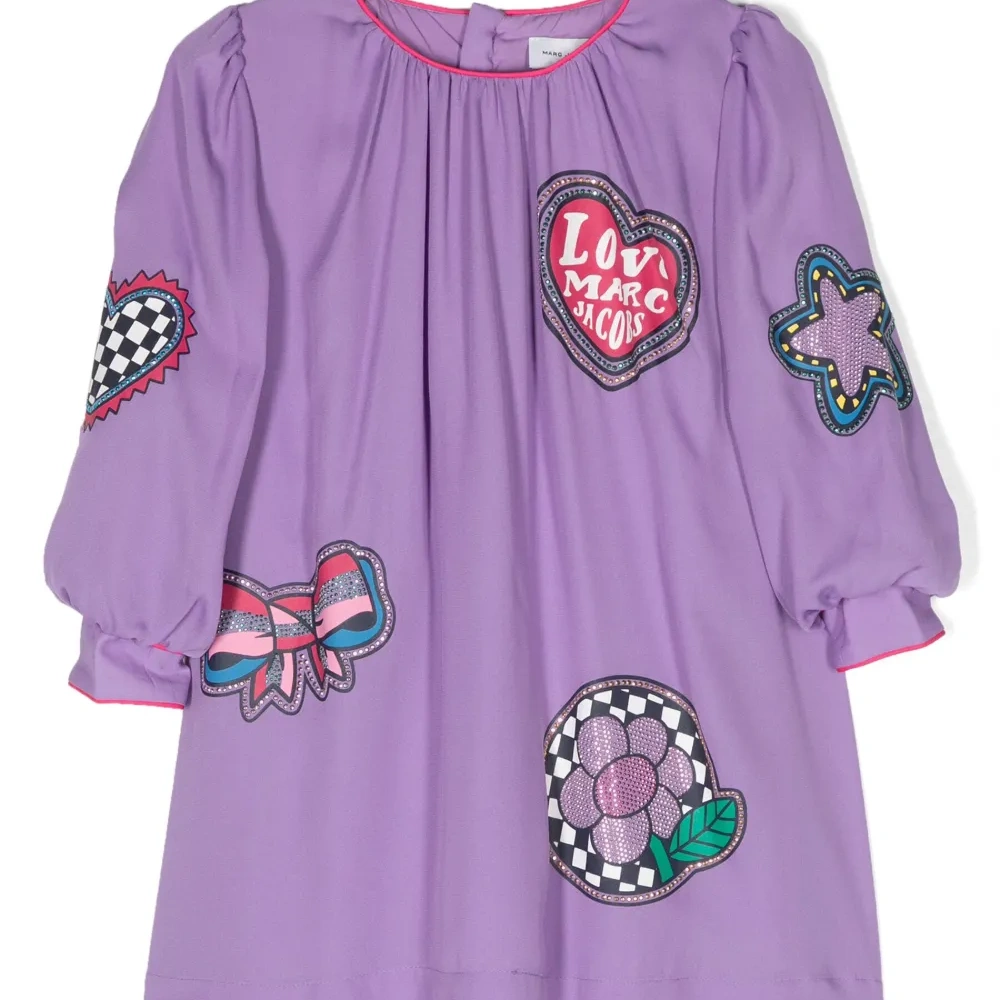 Платье мини с принтом