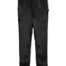 Атласные спортивные брюки с кулиской Атласные спортивные брюки с кулиской