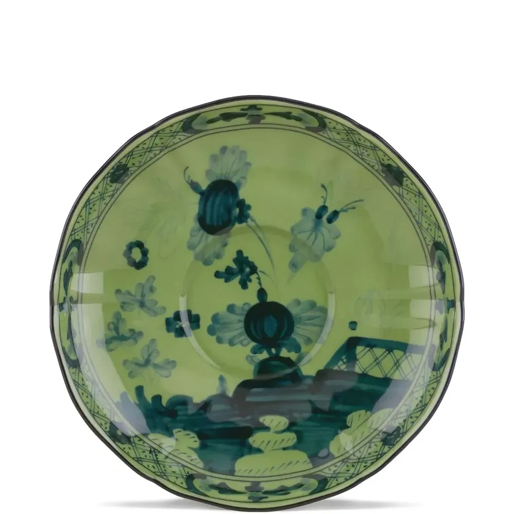 Блюдце с цветочным принтом (15 см)