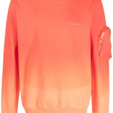 Толстовка с эффектом градиента и логотипом