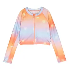 Куртка на молнии с эффектом градиента Куртка на молнии с эффектом градиента