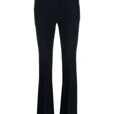 Брюки строгого кроя со складками