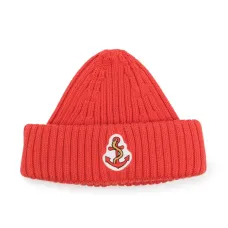 шапка бини из органического хлопка с нашивкой-логотипом шапка бини из органического хлопка с нашивкой-логотипом