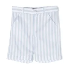 Полосатые шорты строгого кроя Полосатые шорты строгого кроя