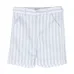Полосатые шорты строгого кроя