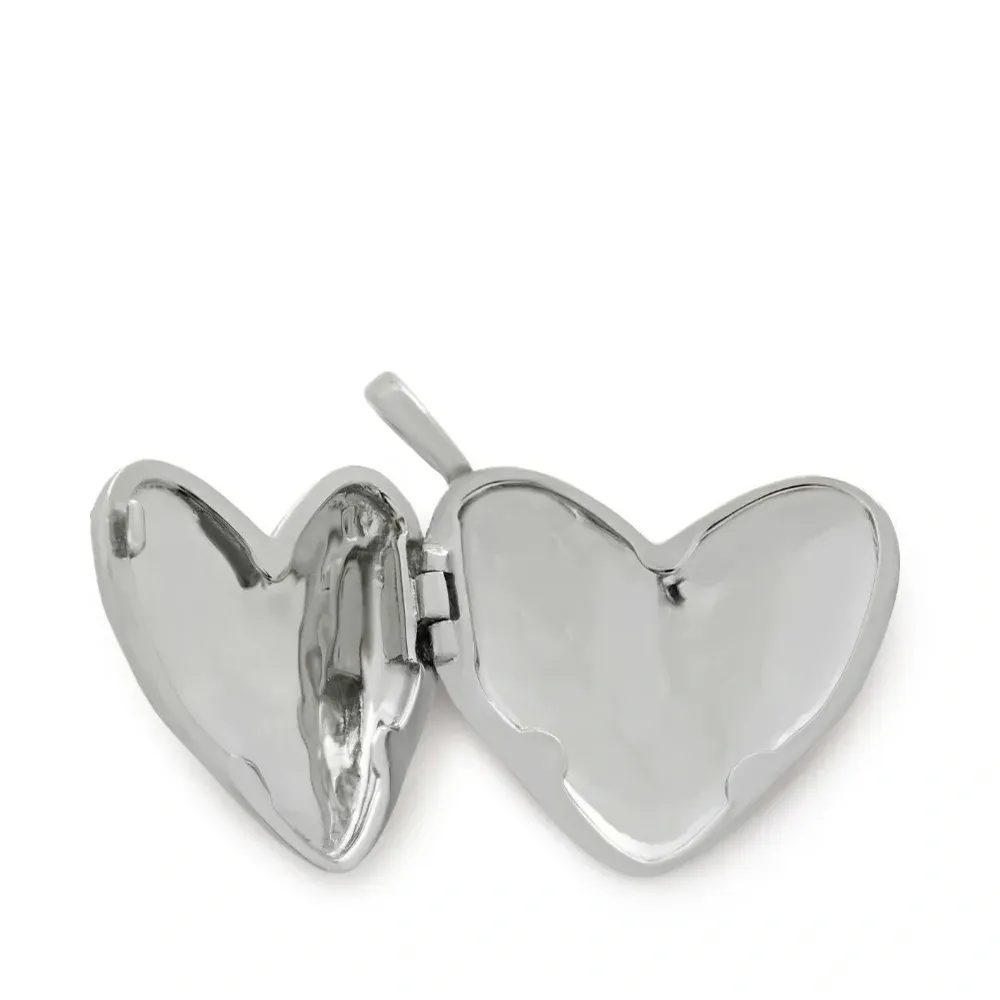 Подвеска из переработанного серебра