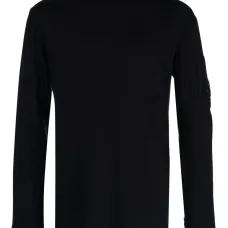 Джемпер с высоким воротником и декором Lens