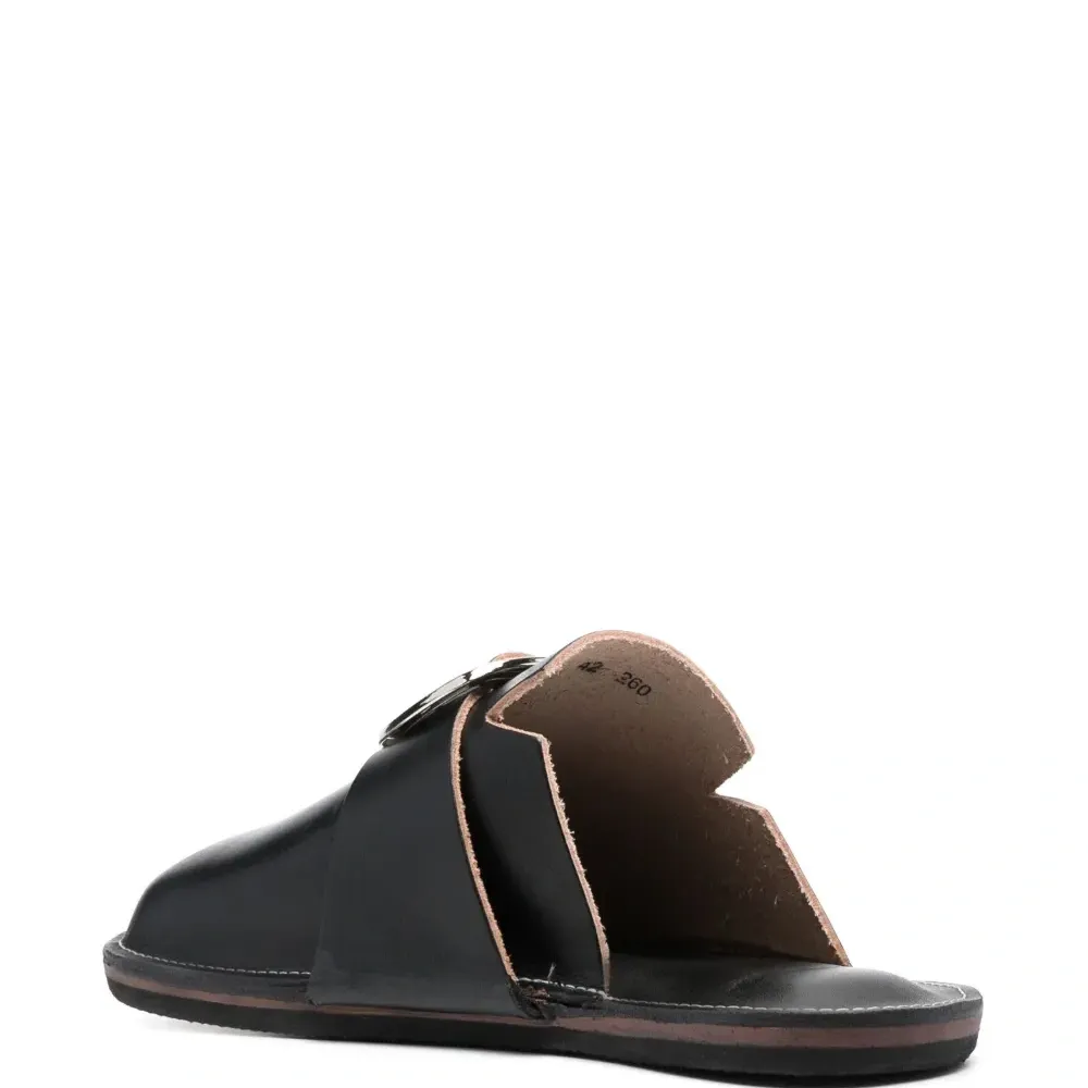 Слиперы с пряжкой