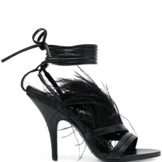 Босоножки с завязками на щиколотке