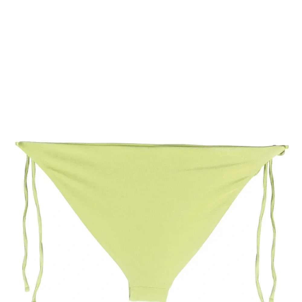 Плавки бикини с эффектом металлик и завязками