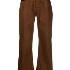 Прямые брюки с завышенной талией Прямые брюки с завышенной талией