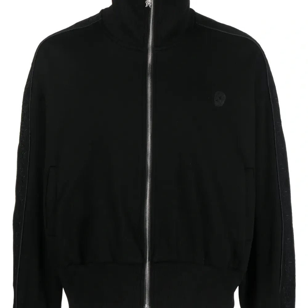 Толстовка на молнии с вышитым логотипом