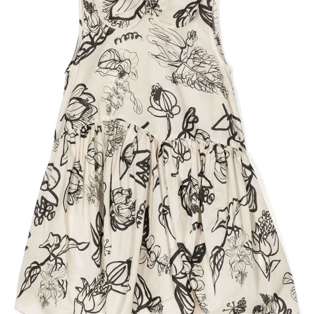 Платье с цветочным принтом