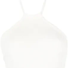 Укороченный топ с вырезом халтер Укороченный топ с вырезом халтер