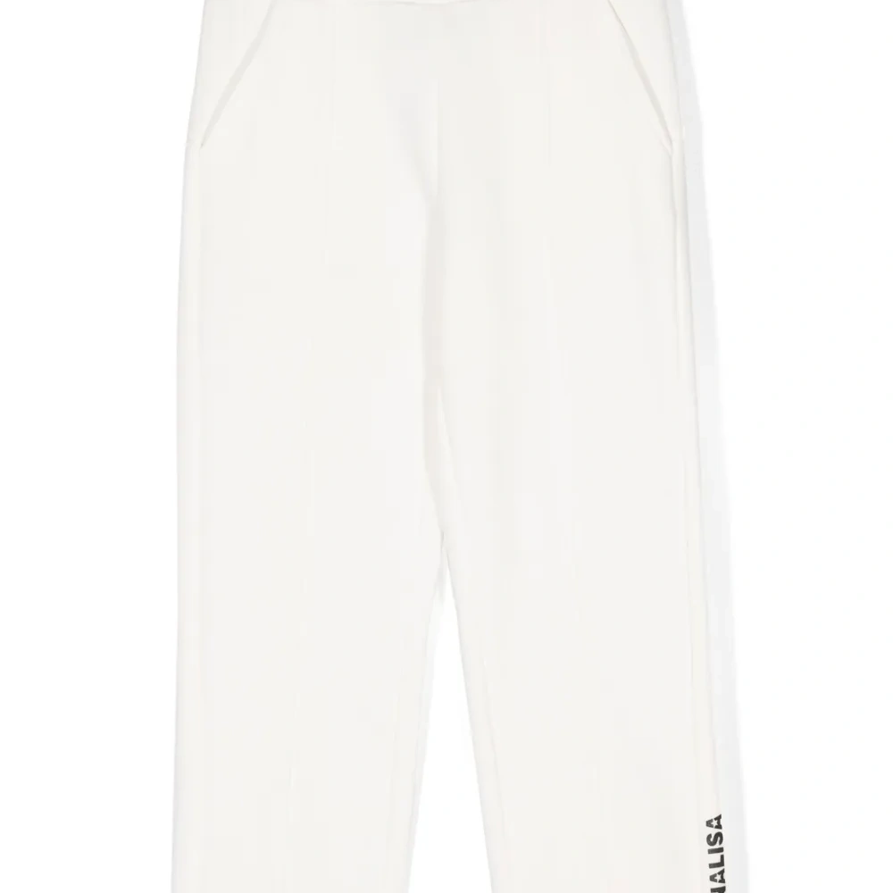 Брюки с эластичным поясом и логотипом