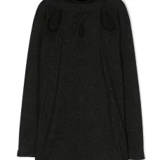 Туника с длинными рукавами и вырезами