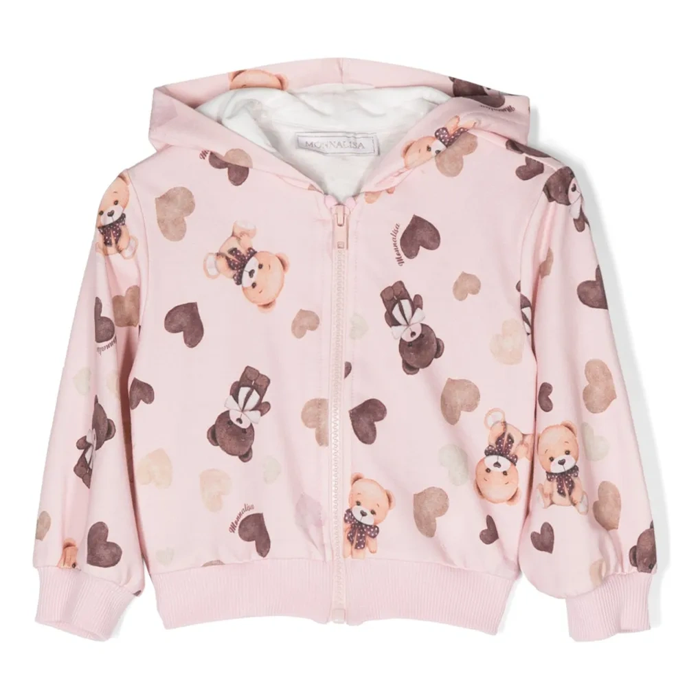 Худи на молнии с графичным принтом