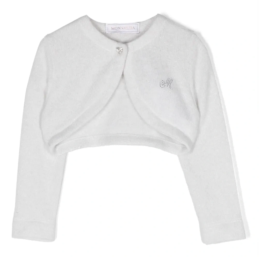 Укороченный кардиган со стразами