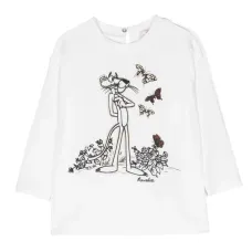 Туника с вышивкой Pink Panther