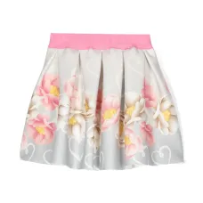 Юбка с цветочным принтом