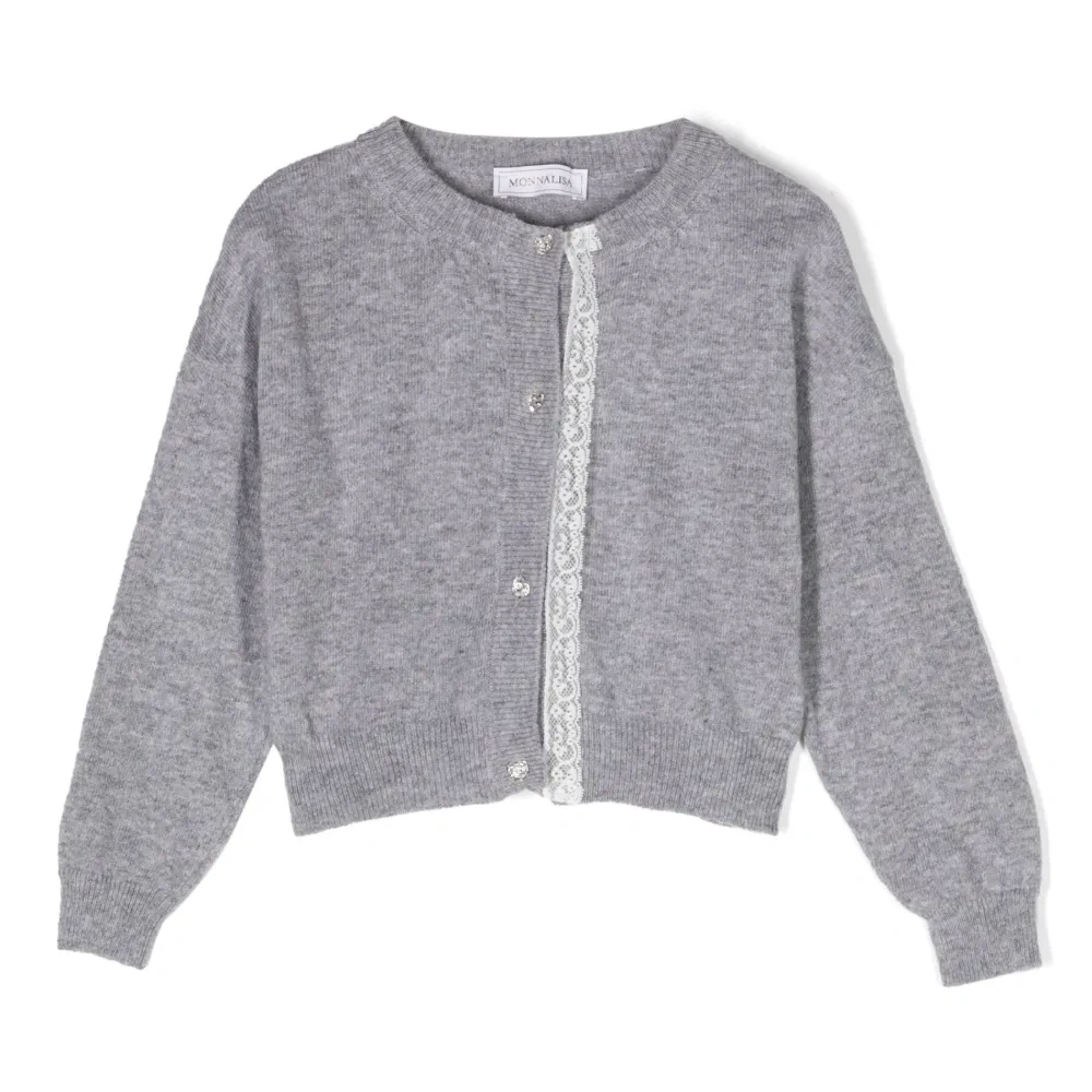 Шерстяной кардиган с декоративными пуговицами