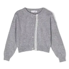 Шерстяной кардиган с декоративными пуговицами